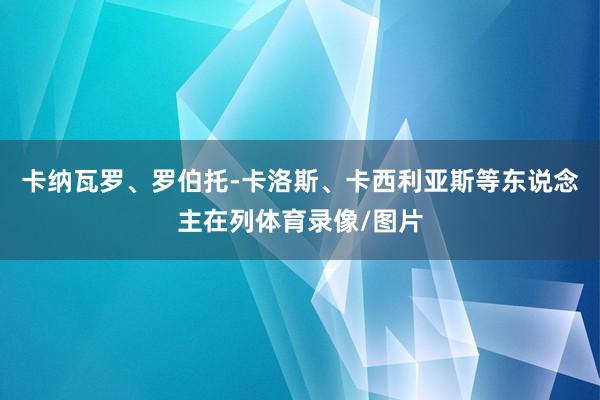 卡纳瓦罗、罗伯托-卡洛斯、卡西利亚斯等东说念主在列体育录像/图片