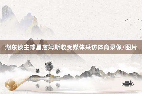 湖东谈主球星詹姆斯收受媒体采访体育录像/图片