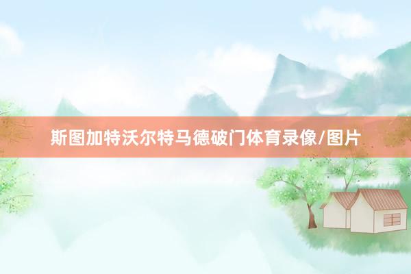 斯图加特沃尔特马德破门体育录像/图片