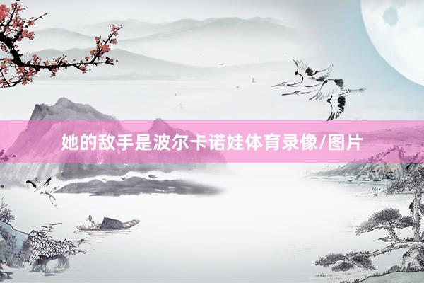 她的敌手是波尔卡诺娃体育录像/图片