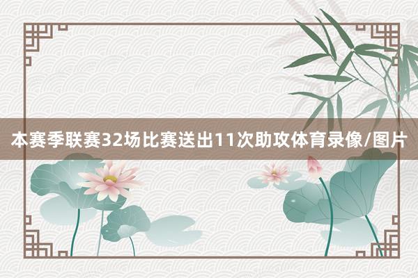 本赛季联赛32场比赛送出11次助攻体育录像/图片