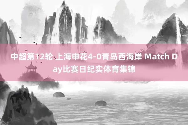 中超第12轮 上海申花4-0青岛西海岸 Match Day比赛日纪实体育集锦