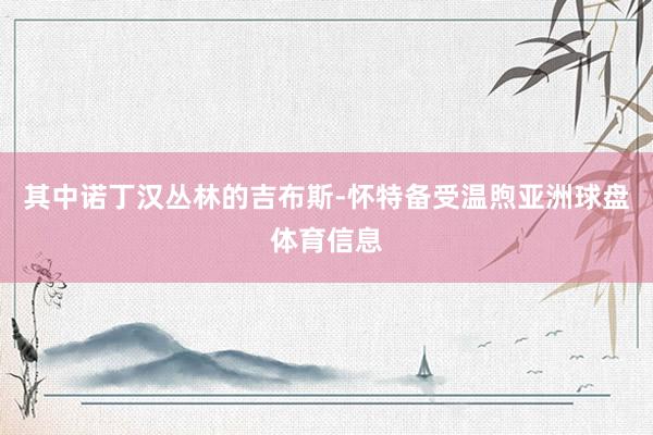 其中诺丁汉丛林的吉布斯-怀特备受温煦亚洲球盘体育信息
