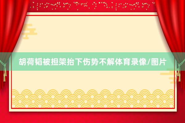 胡荷韬被担架抬下伤势不解体育录像/图片