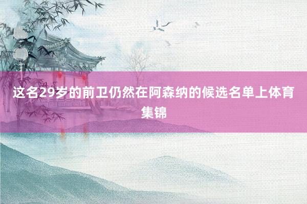 这名29岁的前卫仍然在阿森纳的候选名单上体育集锦