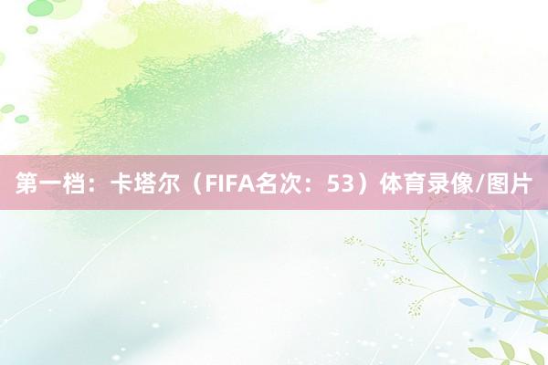 第一档：卡塔尔（FIFA名次：53）体育录像/图片