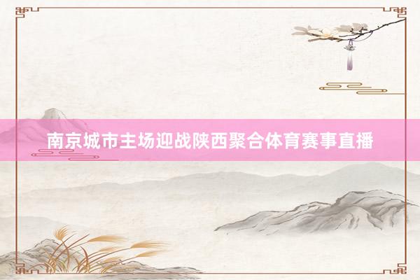 南京城市主场迎战陕西聚合体育赛事直播