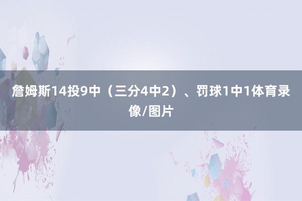 詹姆斯14投9中（三分4中2）、罚球1中1体育录像/图片