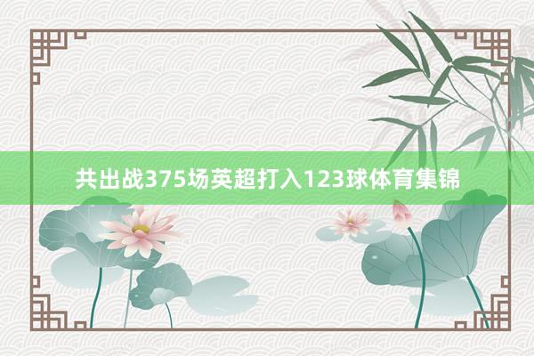 共出战375场英超打入123球体育集锦
