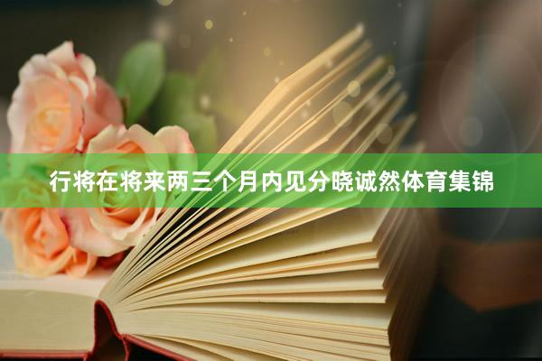 行将在将来两三个月内见分晓诚然体育集锦