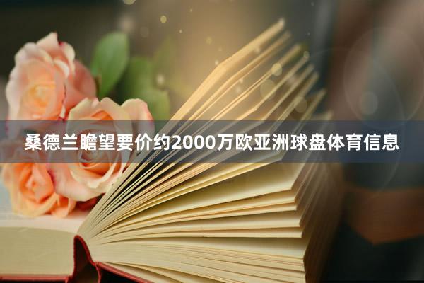 桑德兰瞻望要价约2000万欧亚洲球盘体育信息